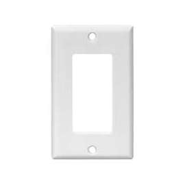 WALL PLATE STAND 1GNG WHT DECO
