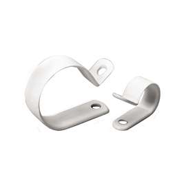 GB PPC-1525 Cable Clamp, 1/4 in Max Bundle Dia, Plastic, White