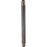 ProSource Pipe Nipple, 3/8 in, Male, Steel, SCH 40 Schedule