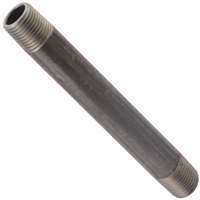 Prosource 11/2X10B Pipe Nipple, 1-1/2 in, Male, Steel, SCH 40 Schedule, 10 in L