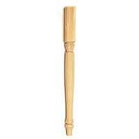 Waddell Early American Series 2554 Table Leg, 3-3/4 in H, Hardwood, Smooth Sanded