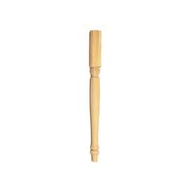 Waddell Early American Series 2556 Table Leg, 5-3/4 in H, Hardwood, Smooth Sanded