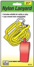 21" Nyl Lanyard/Whistle