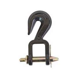 Koch 4005903/M834 Draw Bar Hook, 9200 lb Working Load, Forged Heat-Treated, Powder-Coated