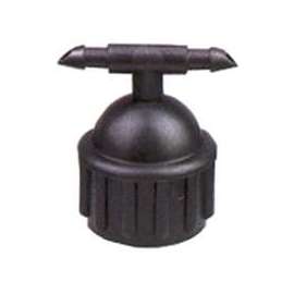 Raindrip 336STUB Riser Adapter, 1/2 x 1/4 in Connection, FPT x Barb, Black/Blue