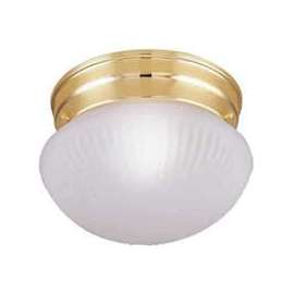 Boston Harbor Single Light Round Ceiling Fixture, 120 V, 60 W, 1-Lamp, A19 or CFL Lamp
