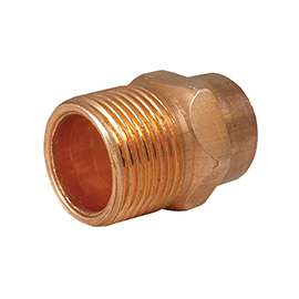 EPC 104 Series 30330 Adapter, 3/4 in, 3/4 in, Sweat, MNPT