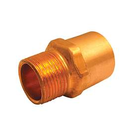EPC 104R Series 30304 Reducing Adapter, 3/8 in, 1/2 in, Sweat, MNPT