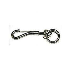 BARON 407-3/4 Spring Snap, 80 lb Weight Capacity, Steel, Zinc