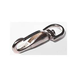BARON 437-3/8 Spring Snap, 45 lb Weight Capacity, Zinc, Nickel
