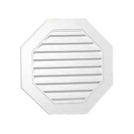 Duraflo 626060-00 Gable Vent, 17 in L x 17 in W Rough Opening, Polypropylene, White