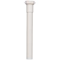 Plumb Pak PP20944 Extension Tube, 1-1/4 in Slip Joint, 6 in L, White