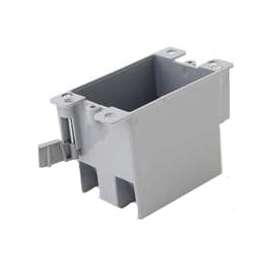 RACO 7887RAC Cable Box, Round, 1-Gang, PVC, Gray