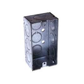 RACO 8650 Handy Box, 1-Gang, Steel, Gray