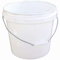 ENCORE Plastics 201215 Paint Pail, 2 gal Capacity, Plastic, White