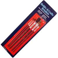 WOOSTER F5105 Artist Paint Brush Set, Oil-Based, Varnishes Paint