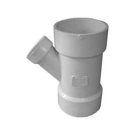GENOVA 71031 Pipe Wye, 3 in Hub, 3 in, 1-1/2 in