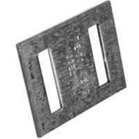 Tie Down 59140A Double Slot Strap Buckle, Steel, Galvanized