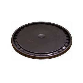 ENCORE Plastics 53000B Paint Pail Lid, Polyethylene, Black