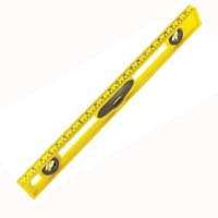 STANLEY 42-468 I-Beam Level, Level/Plumb/Rotating Vial, 3-Vial, 2-Hang Hole, ABS