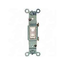 Eaton Wiring Devices 1303-7LTWBOX Switch, 120 V, Wall Mounting, Thermoplastic, White