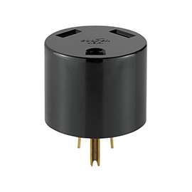 Eaton Cooper Wiring 1264-BOX Power Adapter, 30 A, 125 V, Plug, Receptacle