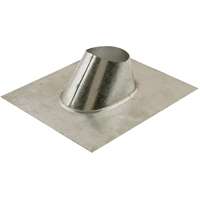 AmeriVent 4EF Roof Vent Flashing, Galvanized Steel