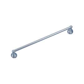 Boston Harbor Towel Bar, 24 In L, Concealed Screw Mount, Durable Zinc And Stainless Steel, Brushed Nickel