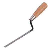 Vulcan Tuck Pointing Trowel, 3/8 In W X 6 In L Forged Metal Blade, Hardwood Handle