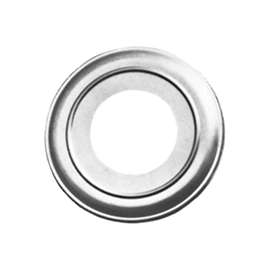 AmeriVent 5EVC Vent Collar, 5 in Vent Hole, Galvanized Steel