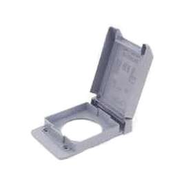 Carlon E98G5FN-CAR Device Cover, 4-53/64 in L, 3-11/16 in W, Rectangular, Plastic