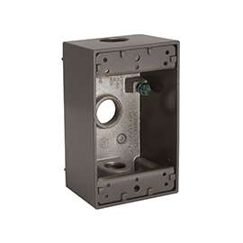 HUBBELL 5320-2 Box, Aluminum
