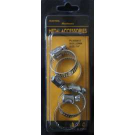 Plextool Hose Clamp, 7/8", 4pcs/PK, 24 PK/BOX, Total 96pcs (PLX00812)