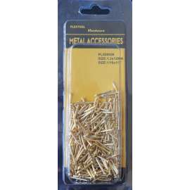 Plextool Round Head Nails 1/16x1/2", 178pcs/PK, 24 PK/BOX, Total 1872pcs (PLX00656)