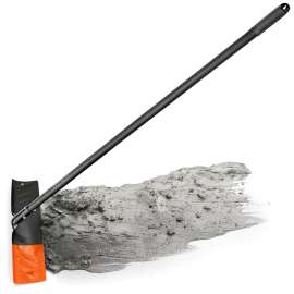 PLEXON 50" Concrete Placer 20" Wide Blade with Metal Handle, Concrete Rake Spreader Puller, Concrete Come Alone, Kraft Concrete Tool Finishing Leveling, Concreto Herramientas