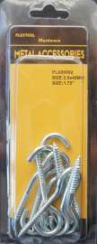 Plextool Metal Hook Screw 1.75", 10pcs - 24 per Box (PLX00692)