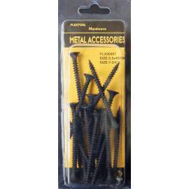 Plextool Phillips Drywall Screw 1-3/4", 18pcs/PK, 24 PK/Box, Total 432pcs (PLX00597)