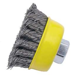 3"(75mm) x 10 x 1.5mm Twist Knot Cup Brush