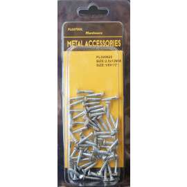 Plextool Flat Head Countersunk Wood Screws 1/8" x 1/2", 58pcs - 24 per Box (PLX00625)