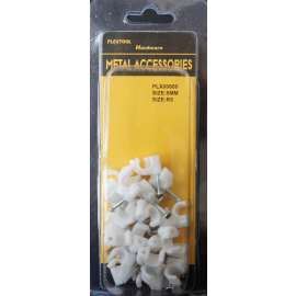 Plextool Cable Clip with Steel Nail Size R5, 32pcs - 24 in bag768pcs (PLX00600)