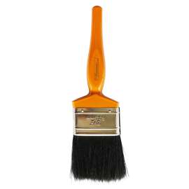 FORGE Paint Brush Home 2"(50mm) Natural Pure Bristle Contoured Wooden Handle