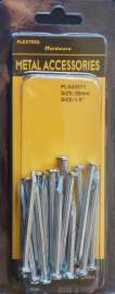 Plextool Steel Nails, Concrete and Brick, 1.5", 19pcs/PK, 24 PK/BOX, Total 456pcs (PLX00571)