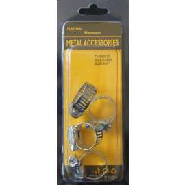 Plextool Hose Clamp, 5/8", 4pcs/PK, 24 PK/BOX, Total 96pcs (PLX00810)