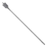 IRWIN 88712 Spade Drill Bit, Flat Flute, 15 in L Flute, Hex Shank, 1/4 in Dia Shank