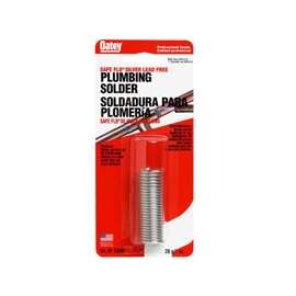 Oatey Safe-Flo 53061 Wire Solder, Gray/Silver, 1 oz Carded