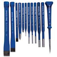 Dasco Pro 88 Punch and Chisel Kit, Steel, 12-Piece