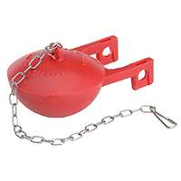 Korky 0058BP Flush Ball Flapper, Red