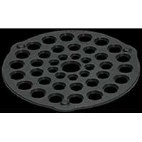 Lodge L8DOT3 Pre-Seasoned Meat Rack, 8 in Dia, Iron, Black, For Dutch Ovens