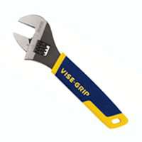 IRWIN 2078606 Adjustable Wrench, 1 in Jaw, ProTouch Grip Handle, Steel