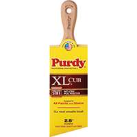 Purdy XL Cub 144153325 Trim Brush, 3.813 in L Handle, Short Handle, Copper Ferrule